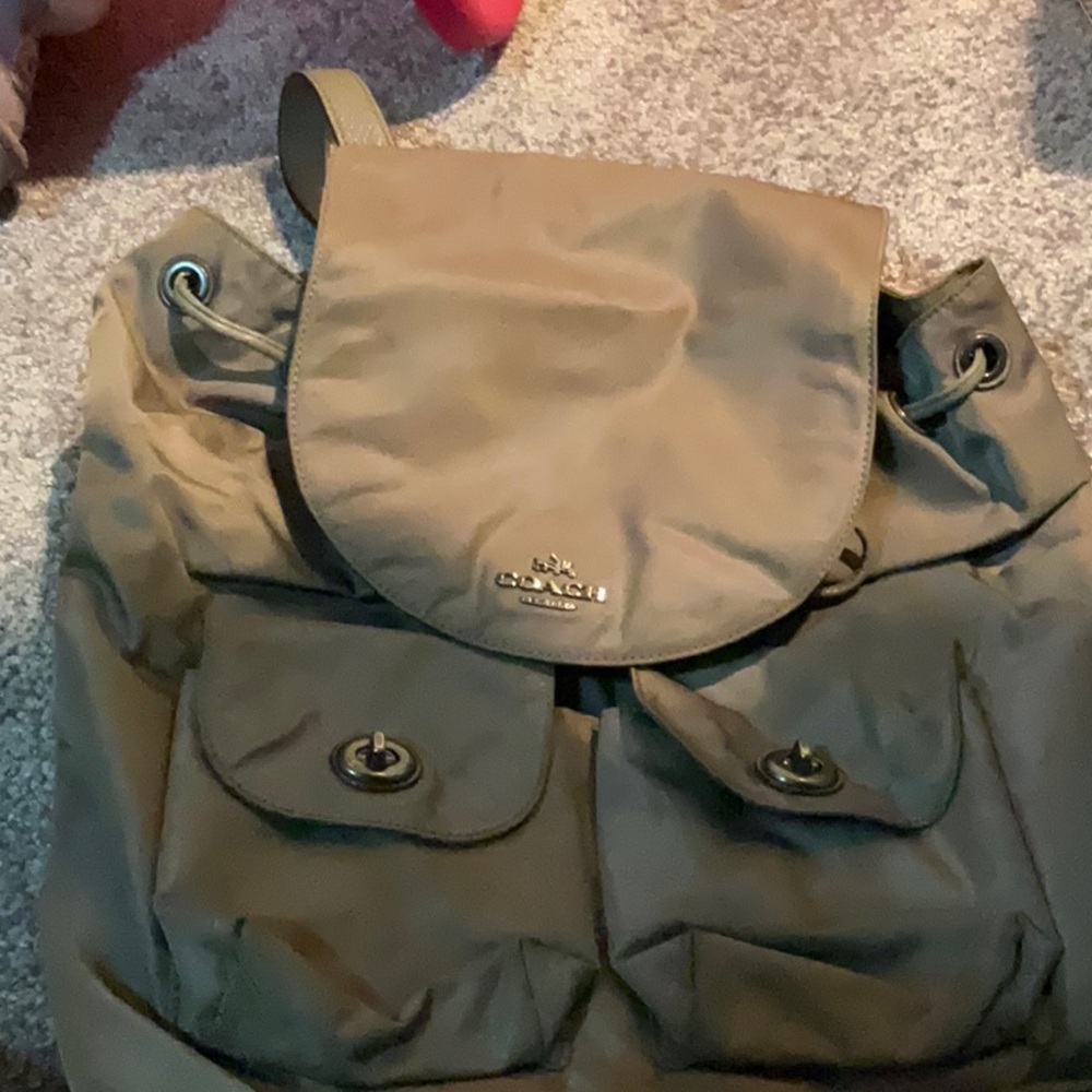 Coach beige Backpack - Picture 2 of 5
